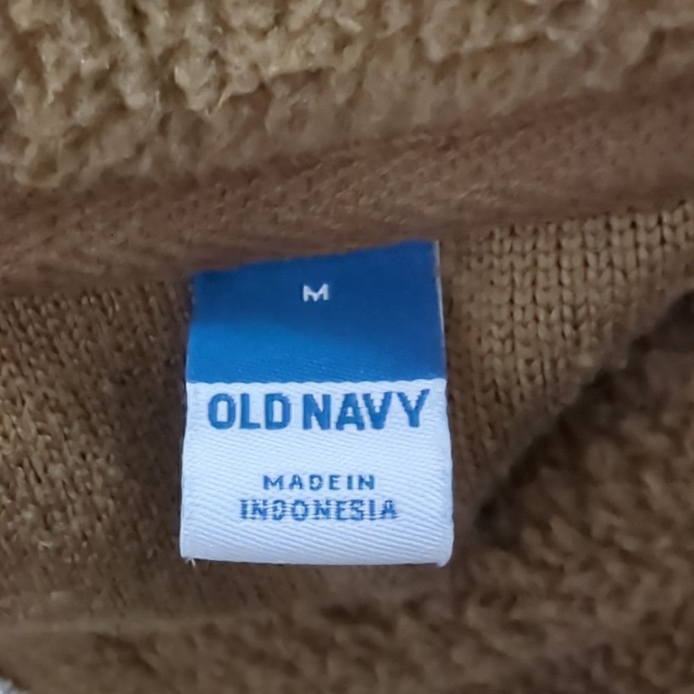 Old Navy Camel Fleece Teddy pullover - Picture 5 of 6